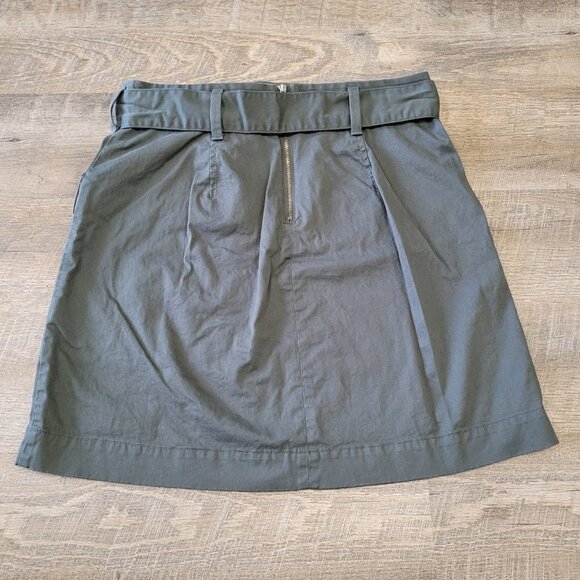 BANANA REPUBLIC | Utility Wrap Skirt Belted | Sz. 8 - Picture 6 of 10